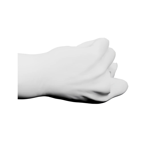 Закрытый кулон в форме пальца