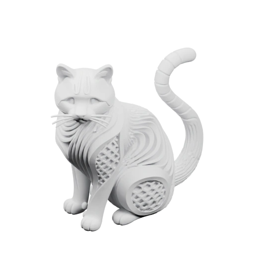 Сидячий кот