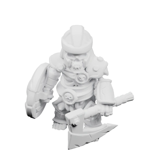 Воин в доспехах