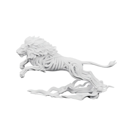 Скелет льва