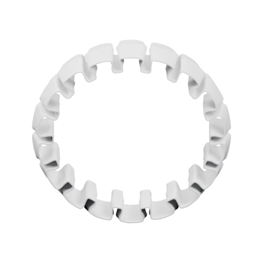 Кольцо с зубчатым ободком