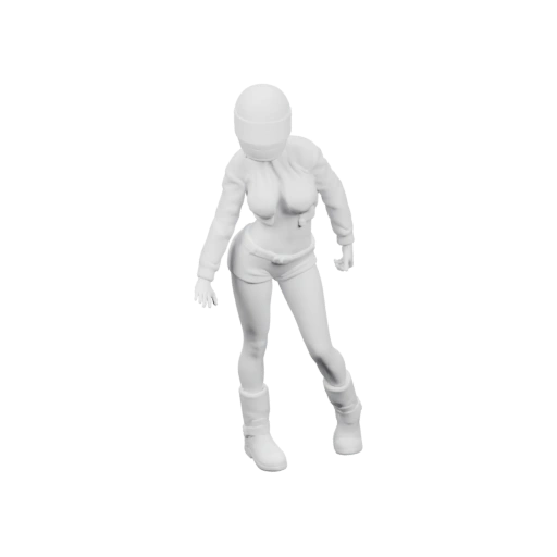 Фигурка женщины в костюме