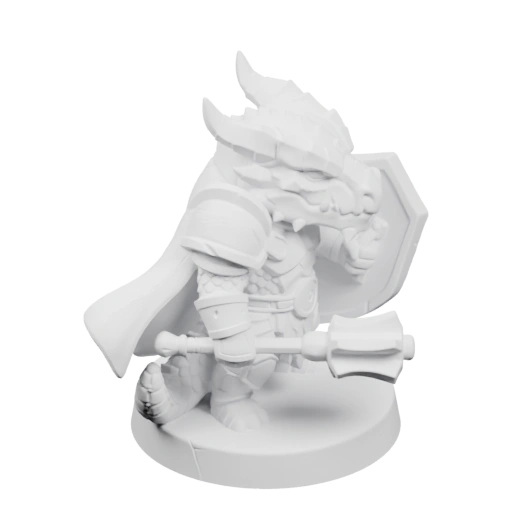 Фигурка воина с мечом