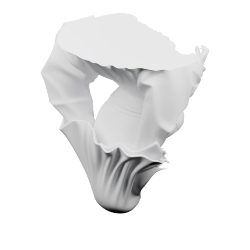 Сидячая фигура в одежде