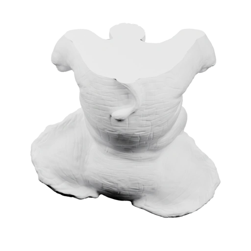 Слоненок с поднятым хоботом