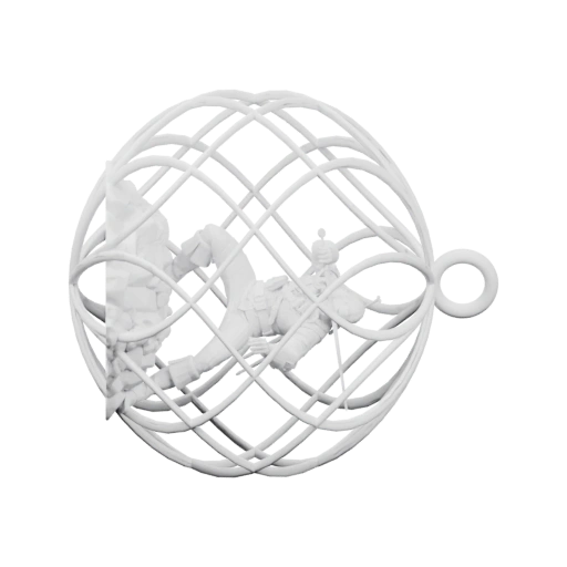 Сфера с переплетёнными линиями