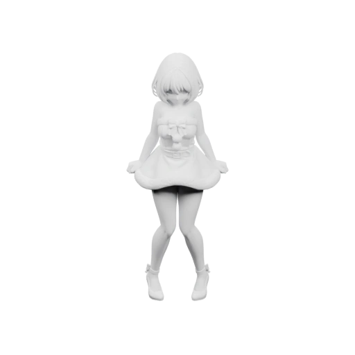 Фигурка девушки в платье