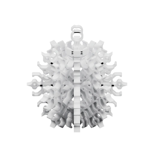 Снежинка из кристаллов