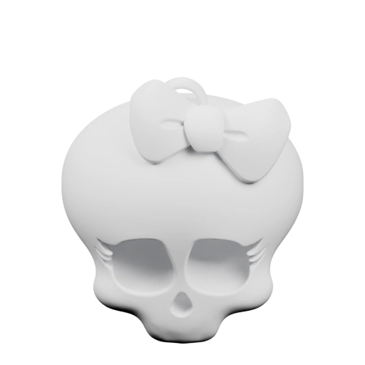 Череп с бантом