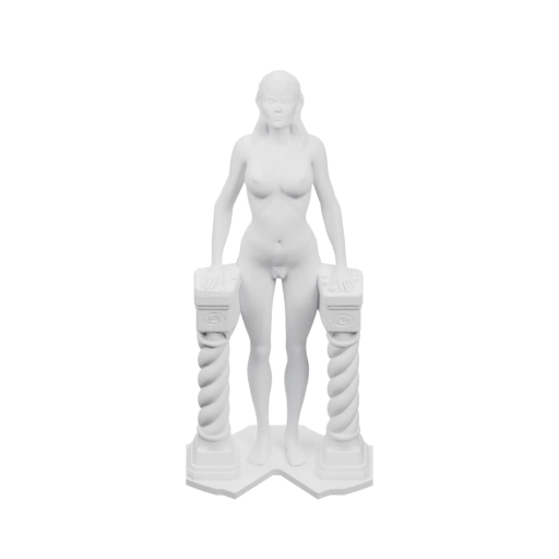 Статуэтка на колоннах