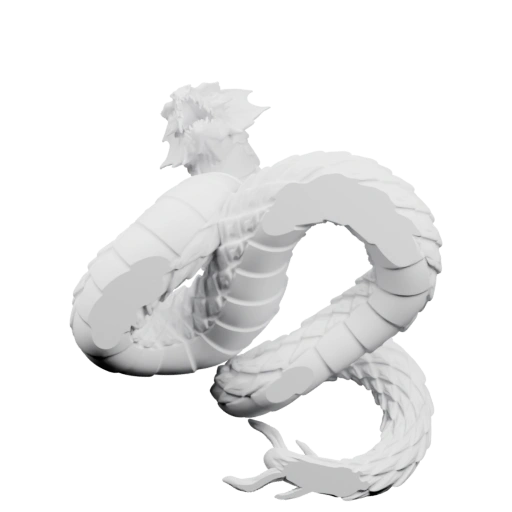 Змея с узорами