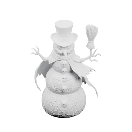 Снеговик в шляпе