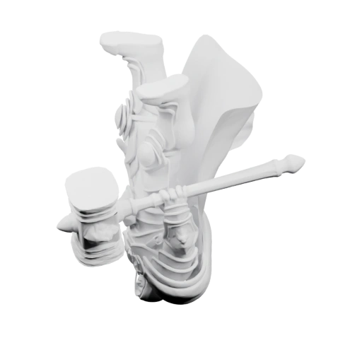 Воин в доспехах