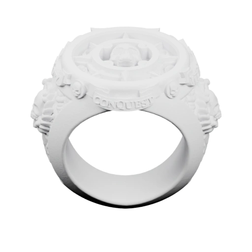 Кольцо с декоративным элементом