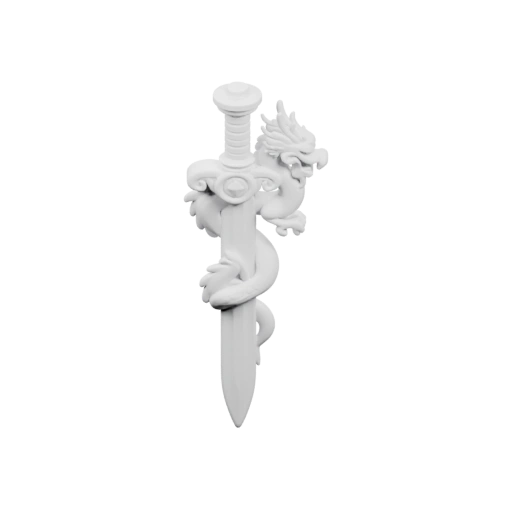 Меч с украшениями