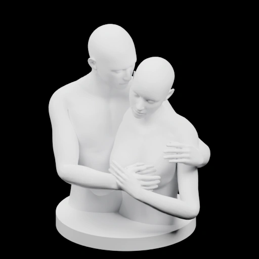 Фигурка в объятии