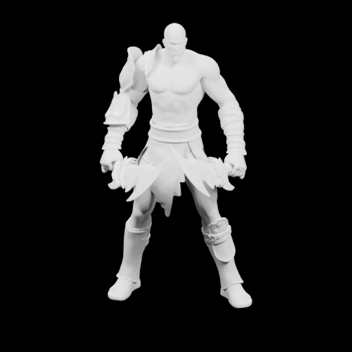 Воин в доспехах