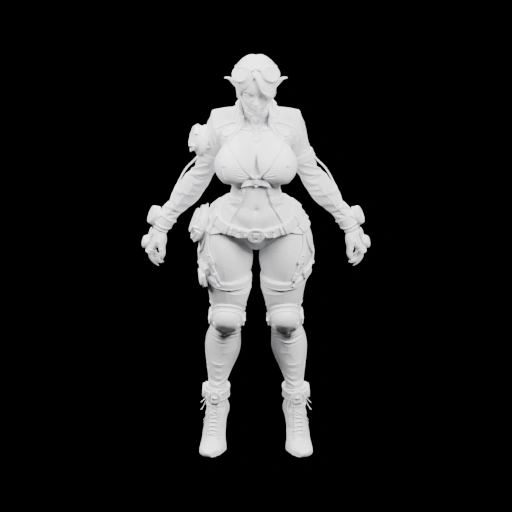 Фигурка эльфа в доспехах