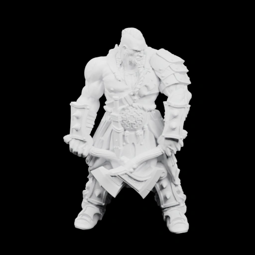 Воин в доспехах