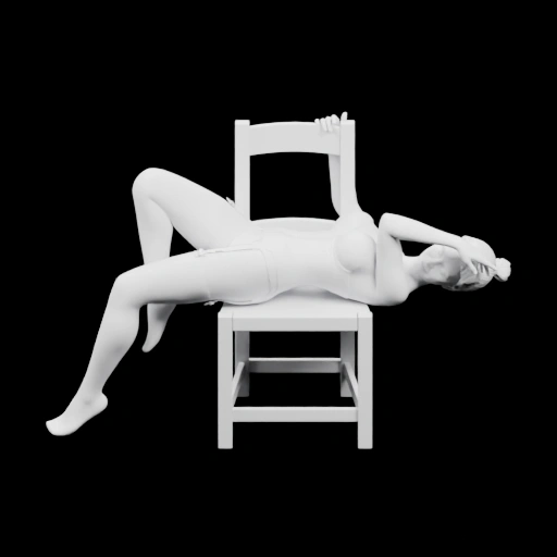 Фигура на стуле