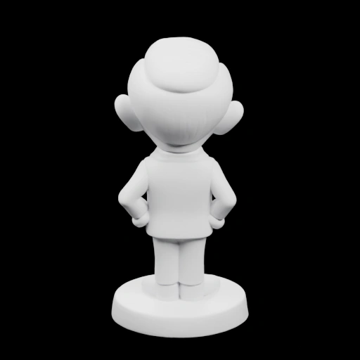 Фигурка сзади