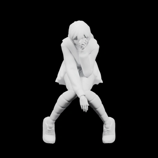 Фигурка девочки в позе