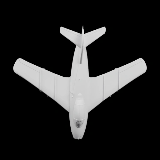 Самолёт снизу