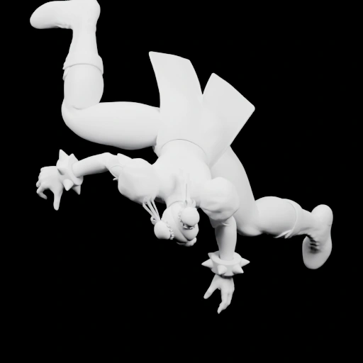 Фигурка в позе прыжка