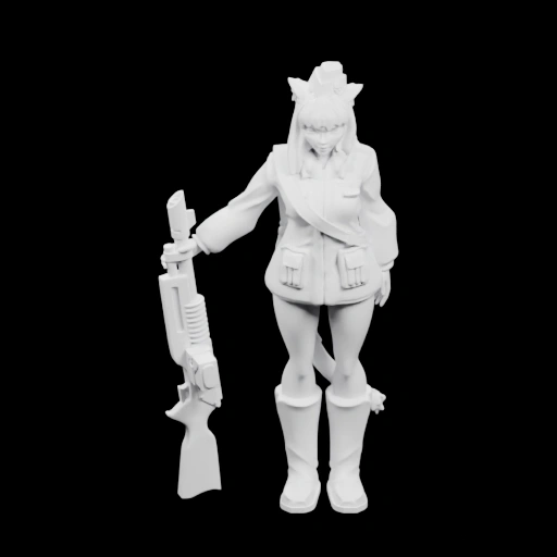 Фигурка с оружием