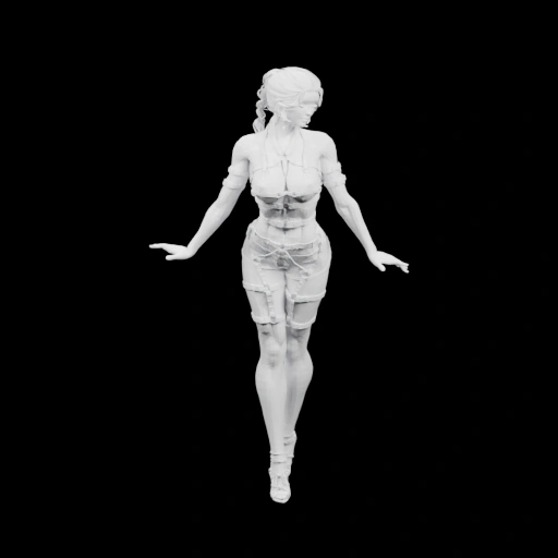 Фигурка в движении