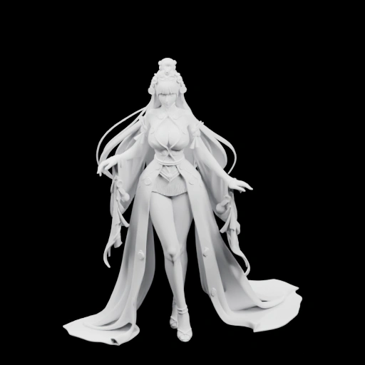 Фигурка в длинном одеянии