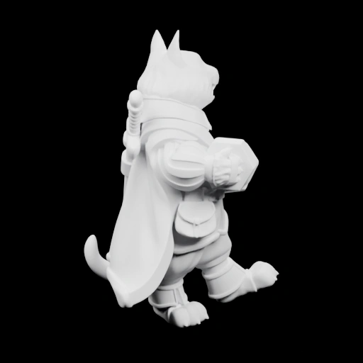 Фигурка кота в позе