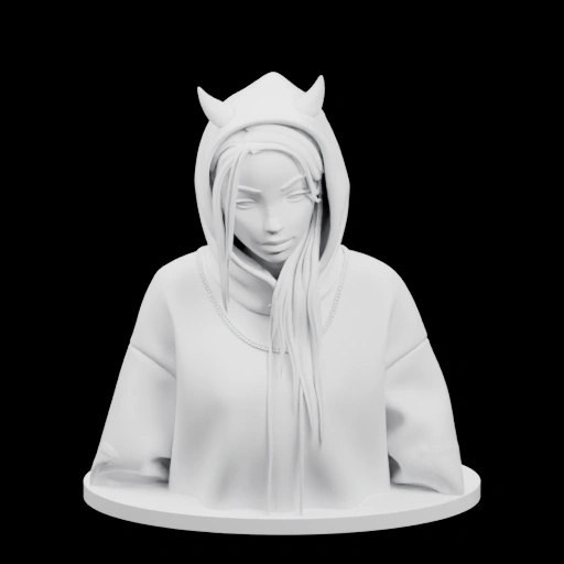 Фигурка в капюшоне