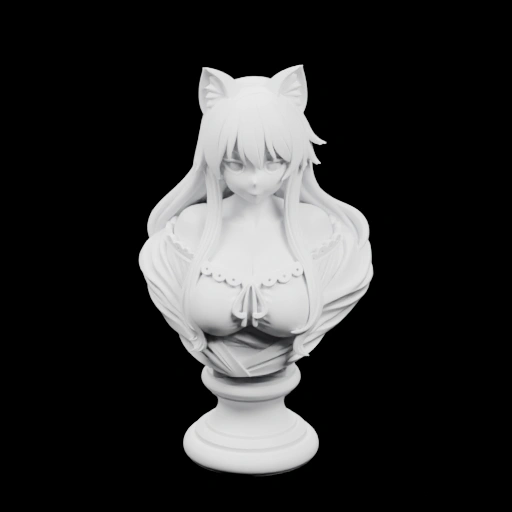 Фигурка с котячьими ушами