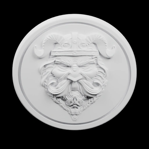 Монета с викингом