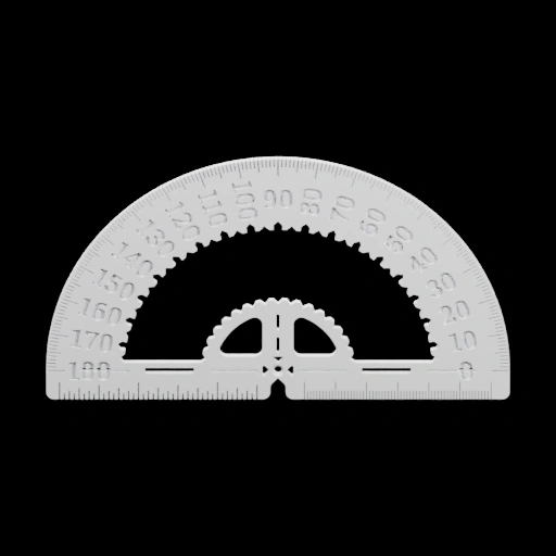Полуциркульный измерительный прибор