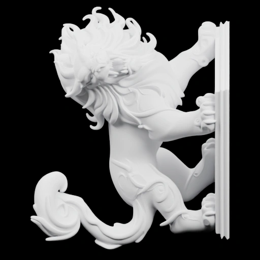 Лев с щитом