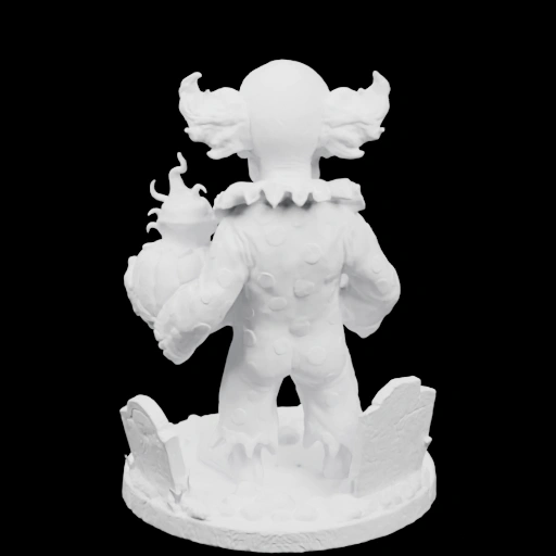 Фигурка клоуна с тыквой