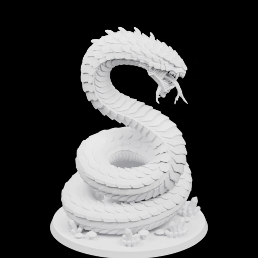 Змея в спирали