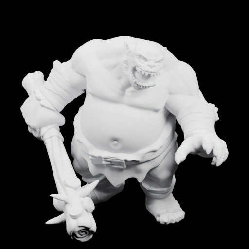 Фигурка воина с копьем