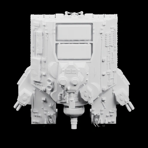 Танковый корпус с орудием