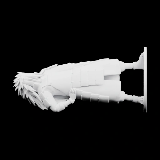 Фигурка с длинными волосами