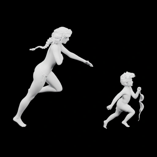 Фигурка бегущего