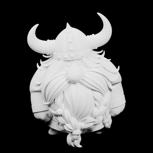 Викинг в шлеме