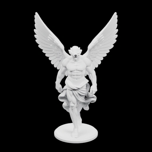 Ангел с крыльями