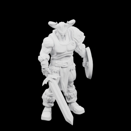 Воин с оружием