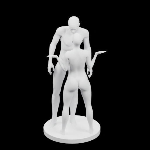 Статуэтка в поступе