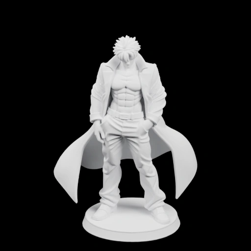 Фигурка персонажа в плаще