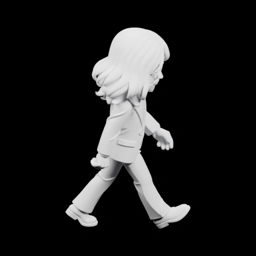 Фигурка в движении