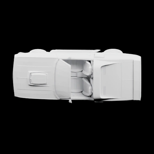 Контейнер с открытыми дверцами